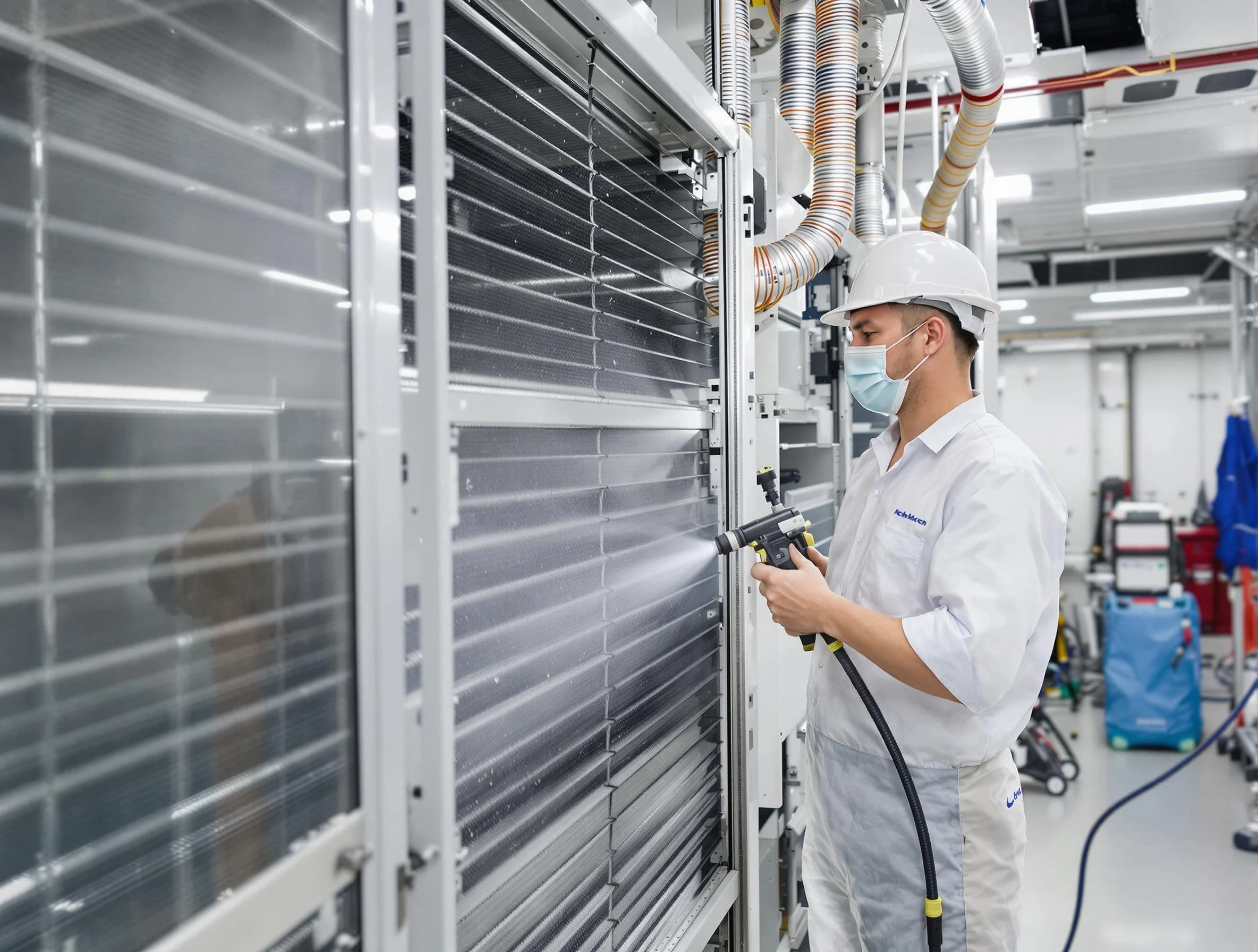 Professional AC coil cleaning by Norman Air Duct Cleaning in Norman