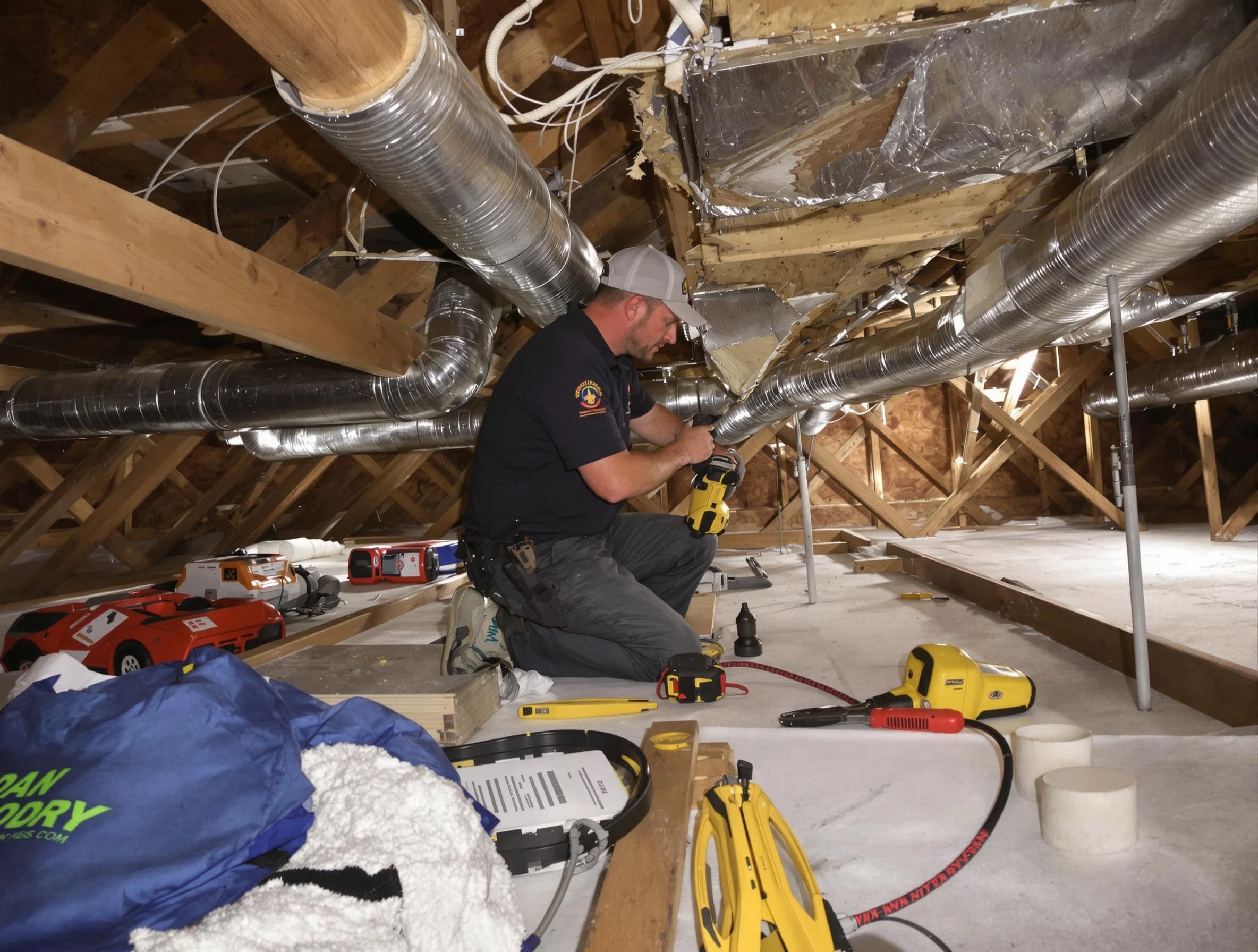 Professional air duct repair by Norman Air Duct Cleaning in Norman