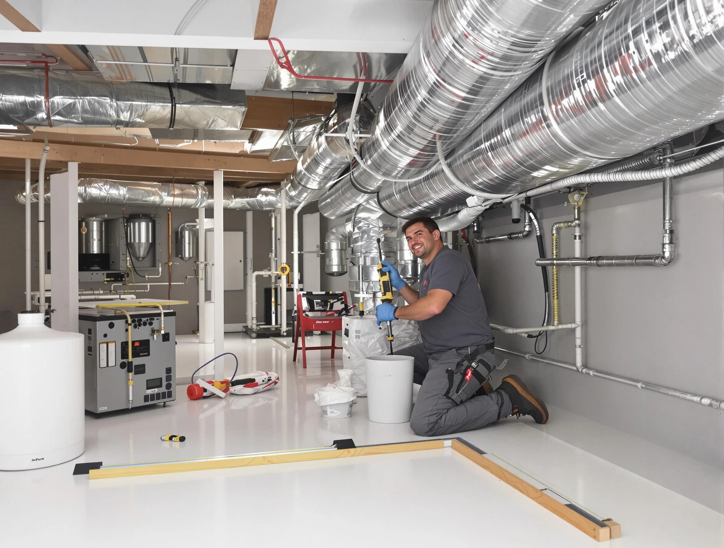 Professional duct sealing service by Norman Air Duct Cleaning in Norman