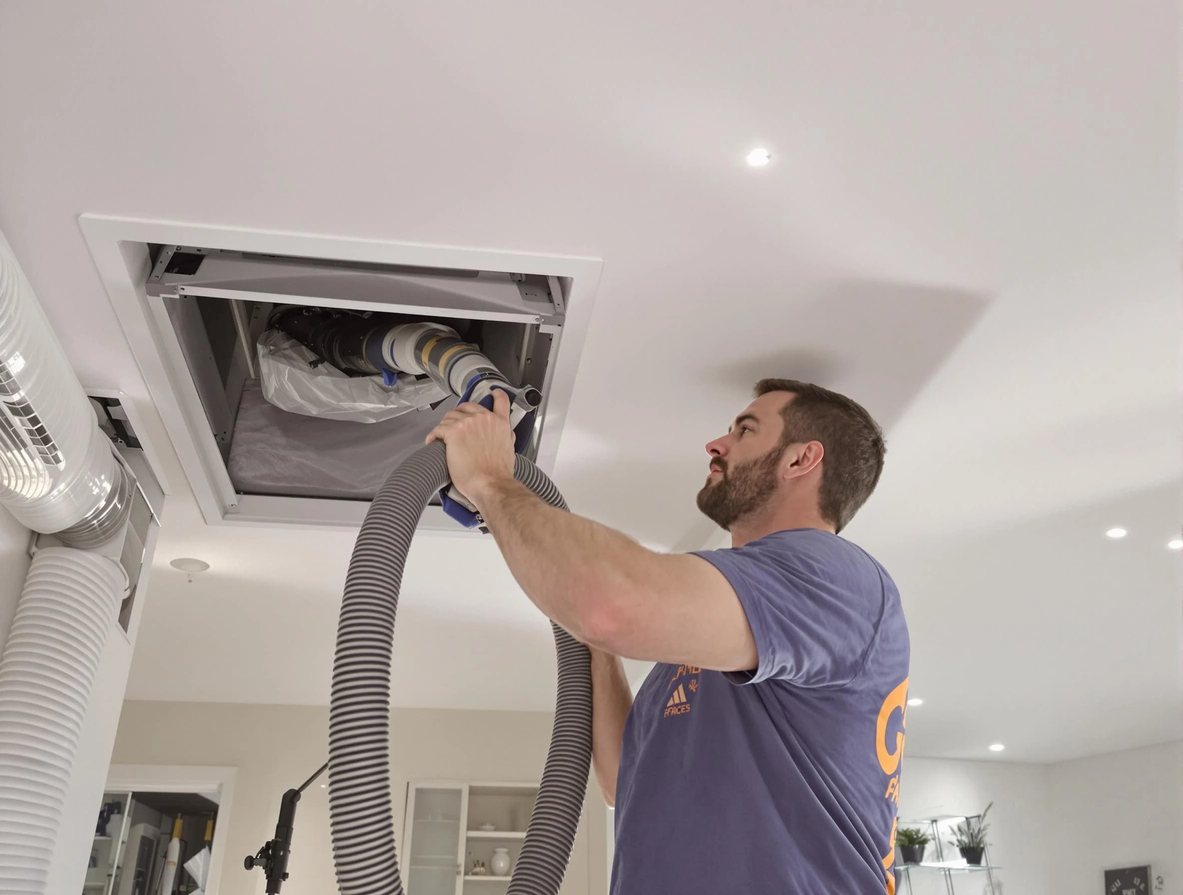 Precision indoor duct cleaning by Norman Air Duct Cleaning in Norman