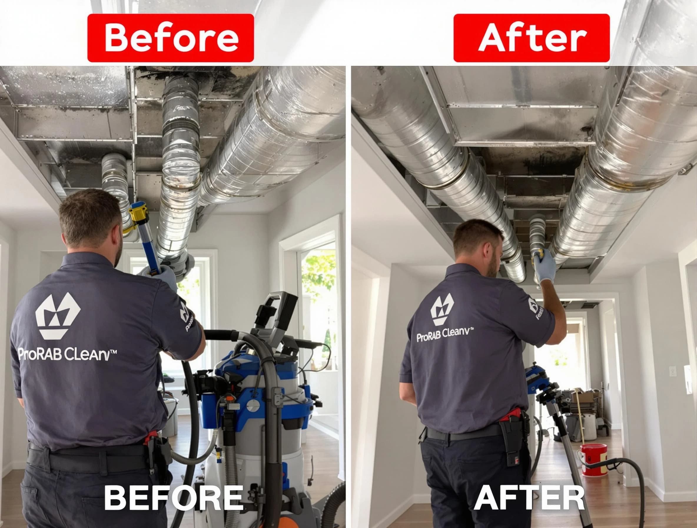 Norman Air Duct Cleaning expert performing thorough residential duct cleaning in a Norman home