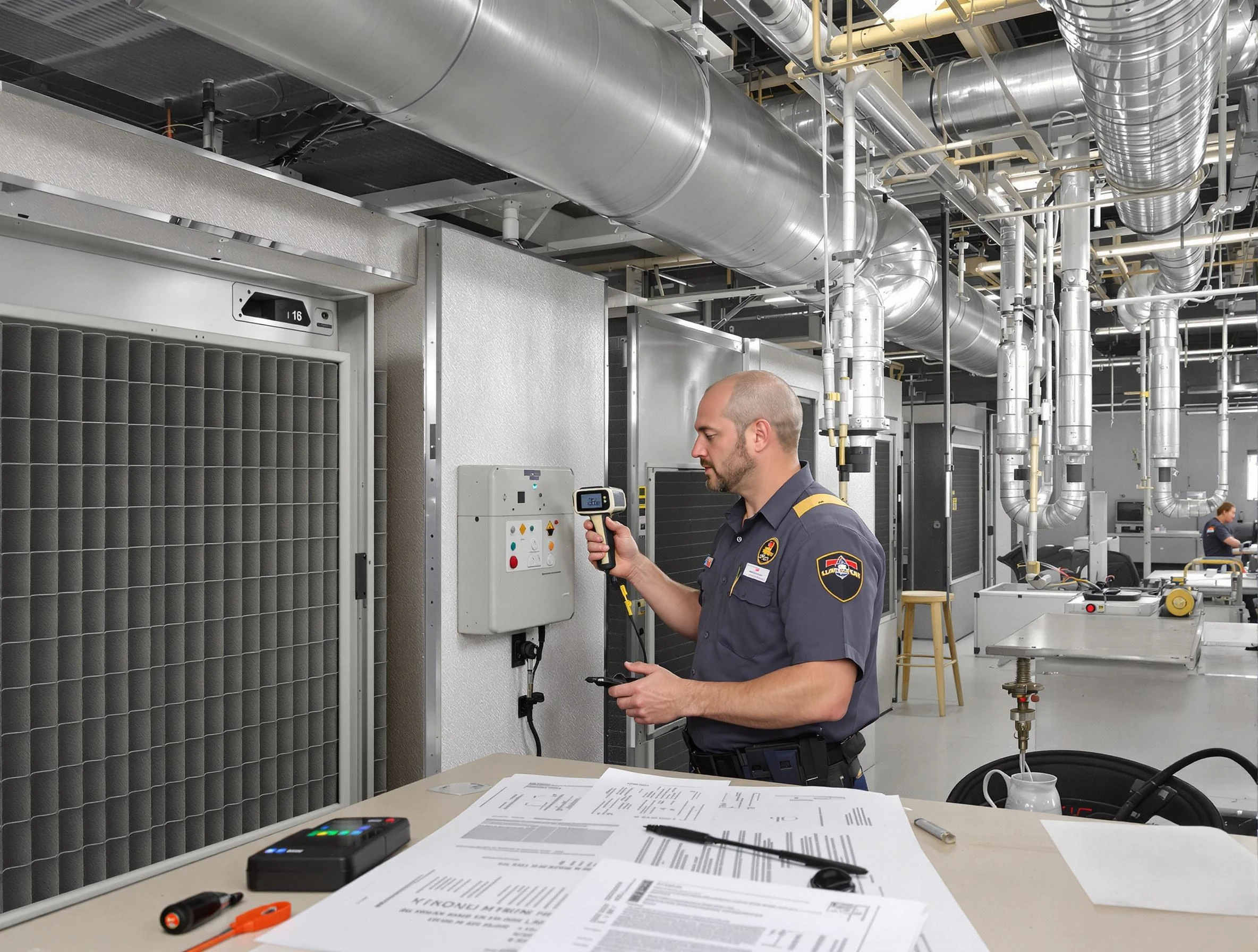 Professional filter system inspection by Norman Air Duct Cleaning in Norman