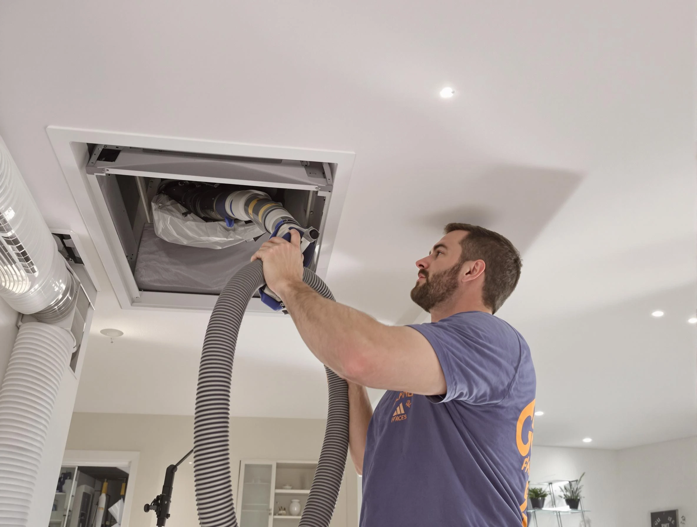 Precision indoor duct cleaning by Norman Air Duct Cleaning in Norman